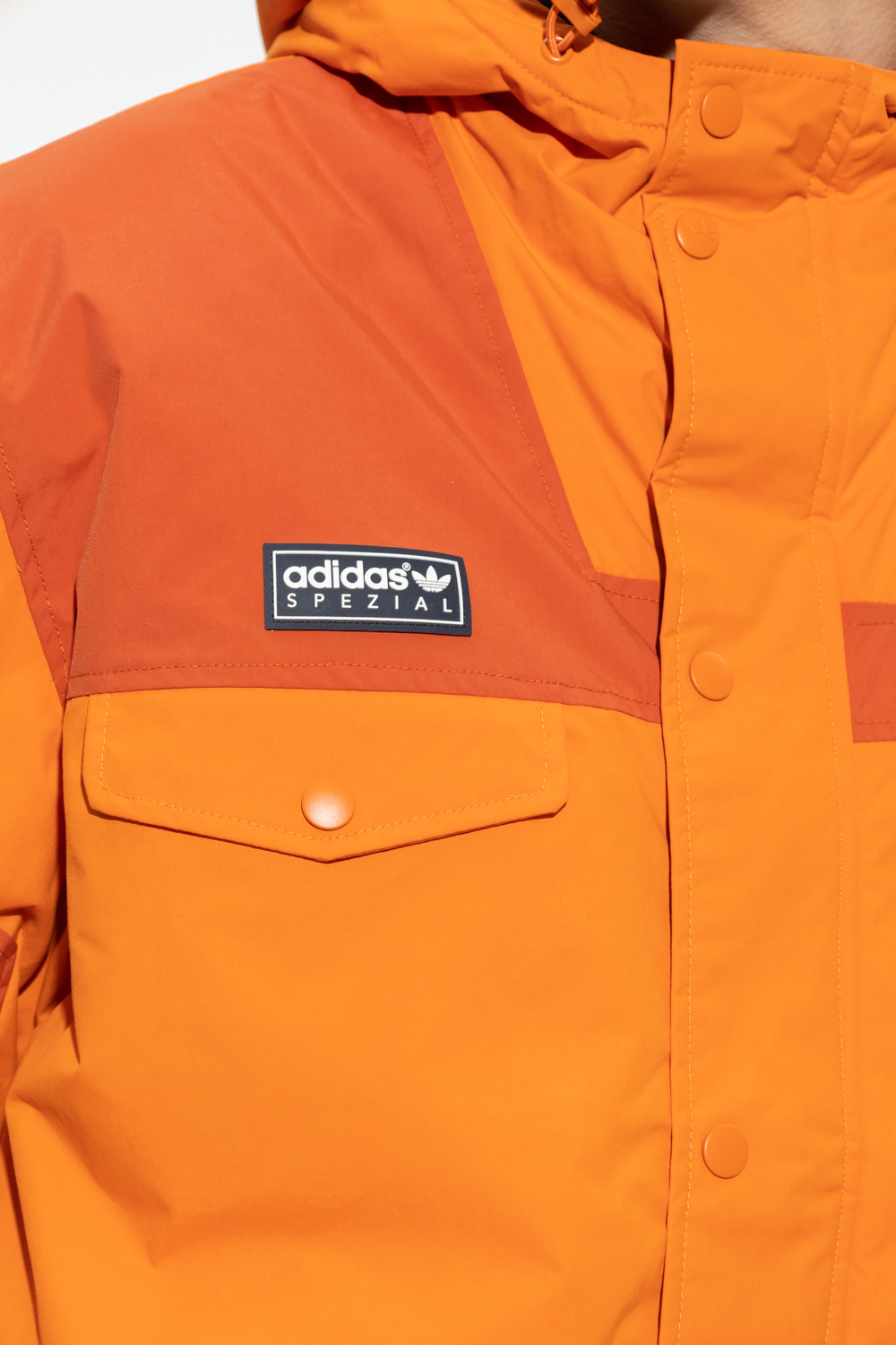 Adidas spezial hotsell jacket orange